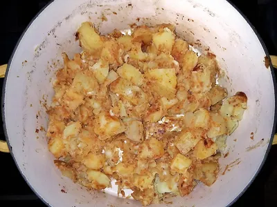 Bratkartoffeln mit Broccoli