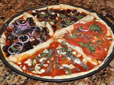 Pizza Vier Jahreszeiten
